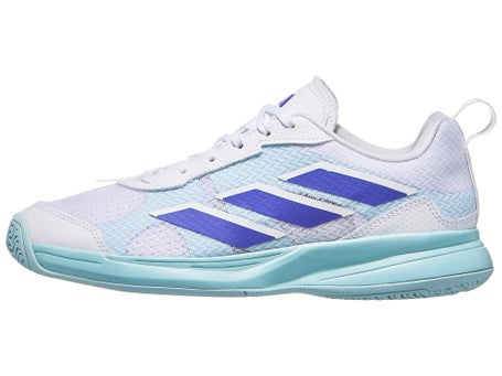 Chaussures Femme adidas Avaflash Blanc Bleu Aqua TOUTES SURFACES