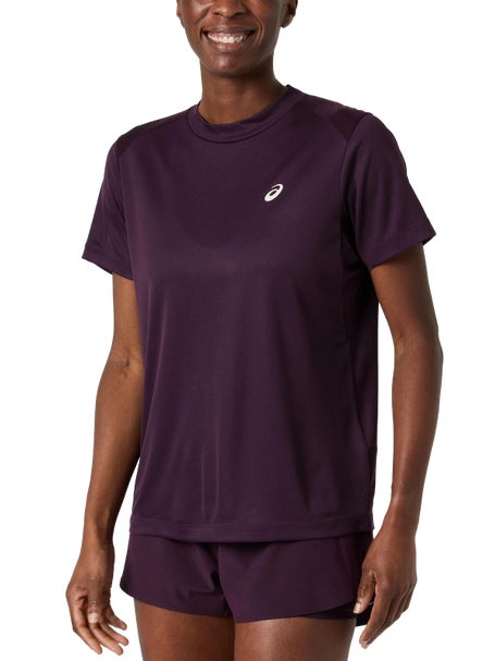 Asics Womens Court Top Burgundy