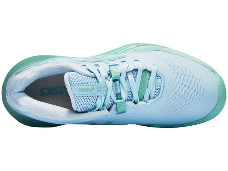 Asics Gel Resolution X Clay\Lt Bl/Oasis Gn Womens Shoe