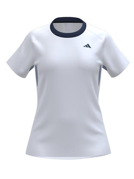 adidas Womens Team Court Top White