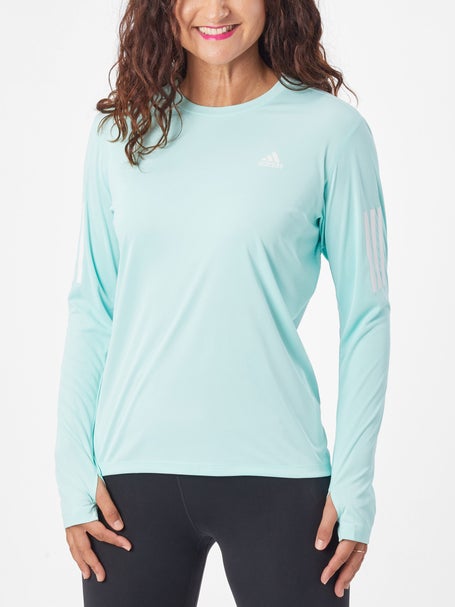 Mizuno Womens Green Long Sleeve Athletic Shirt Size Medium