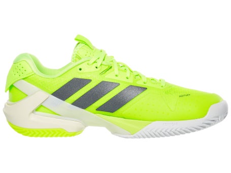 Chaussures Femme adidas adizero Ubersonic 5 Lemon White TERRE BATTUE