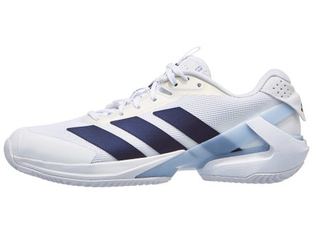 Zapatillas mujer adidas adizero Ubersonic 5 White Blue TIERRA BATIDA