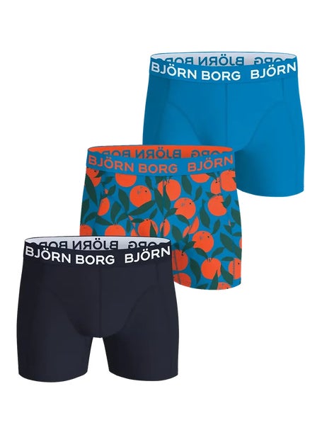 Bjorn Borg Mens Fall Cotton Stretch 3-Pack Boxer