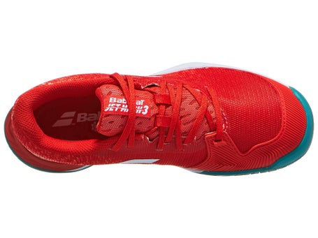 Babolat Jet Mach III ALLCOURT Kinderschuh Fiesta Red