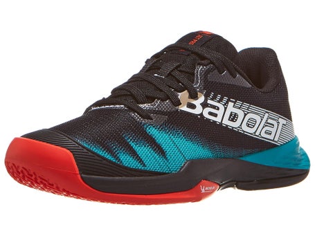 Babolat Jet Premura 2 Padel Kinderschuh Schwarz Rot