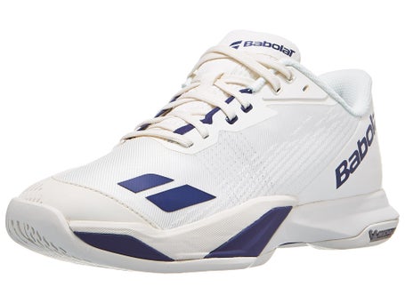 Babolat Jet Mach IV AC\Cream/Dark Blue Mens Shoes