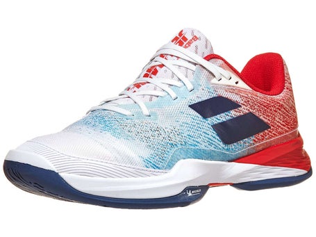 Babolat Jet Mach III AC\White/Blue Mens Shoes