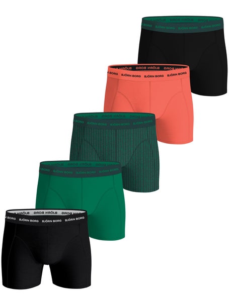 Bjorn Borg Mens Summer Cotton Stretch 5-Pack Boxer