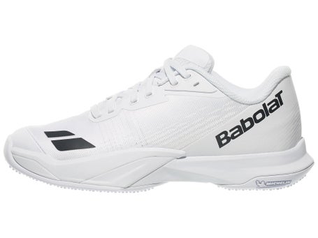 Babolat Jet Mach IV Wimbledon RASEN Damenschuh Weiß Schwarz