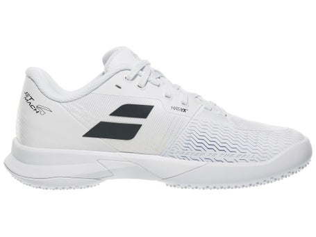 Babolat Jet Mach IV Wimbledon RASEN Damenschuh Weiß Schwarz