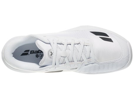 Babolat Jet Mach IV Wimbledon RASEN Damenschuh Weiß Schwarz