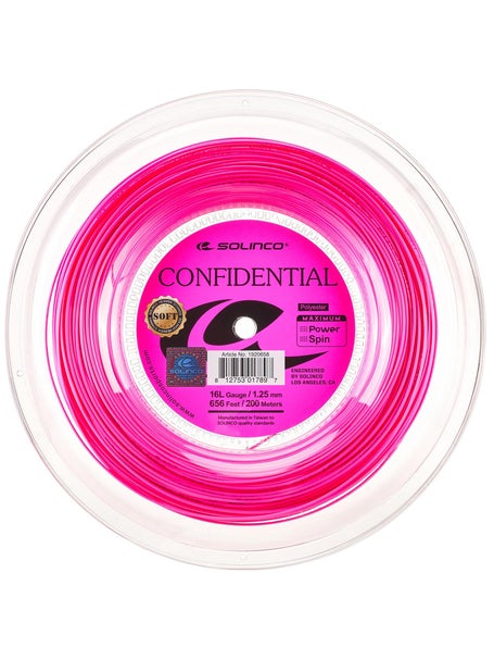 Bobina Solinco Confidential Soft 1.25 16L Rosa