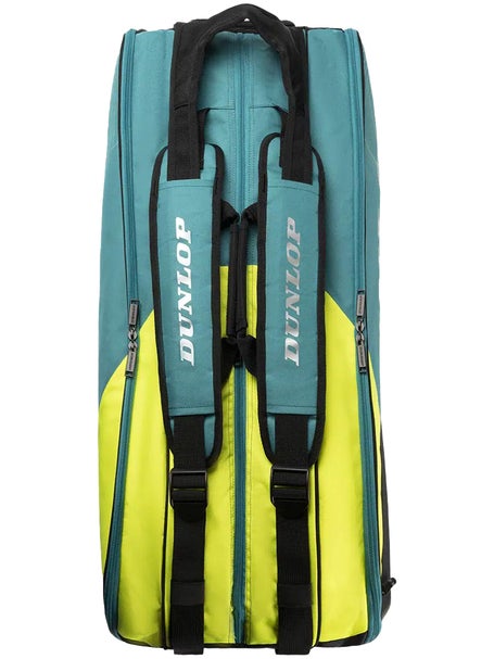 Sac pour raquettes Dunlop SX Performance Thermo Teal Yellow 8R