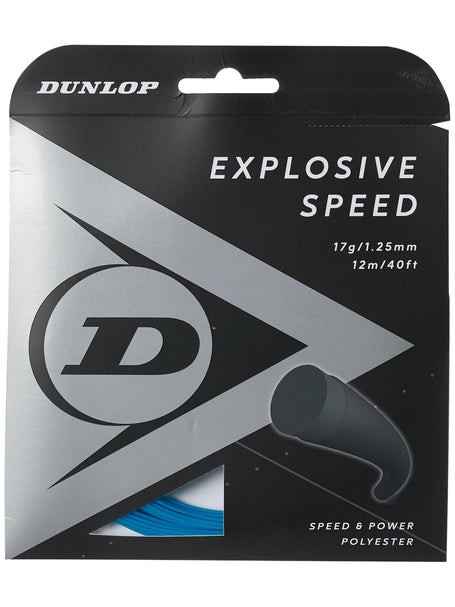 Dunlop Explosive Speed 1.25mm Tennissaite Blau 12m Set