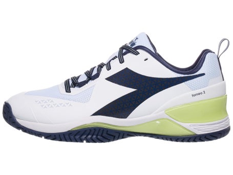 Zapatillas hombre Diadora Blushield Torneo 2 Blanco Azul MULTIPISTA