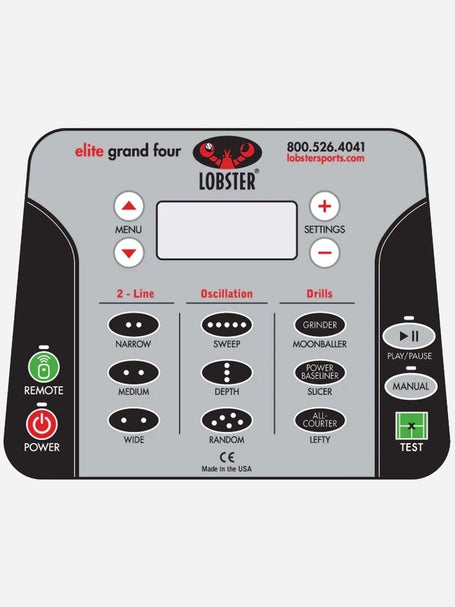 Lobster Elite Grand Four Ballmaschine mit Fernbedienung