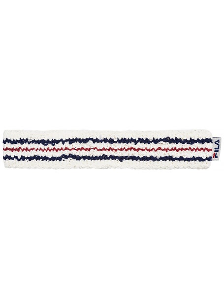 Bandeau Fila Rune Blanc Marine Rouge