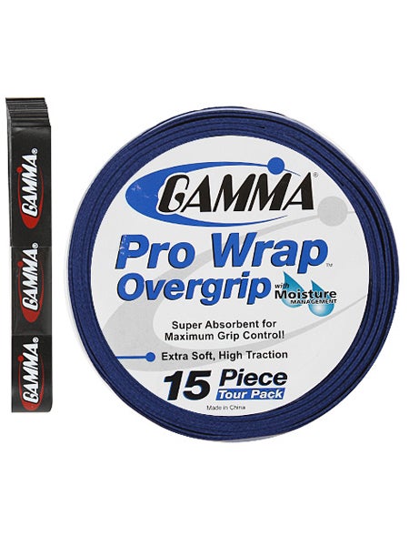 Gamma Pro Wrap Rolle mit 15 Overgrips