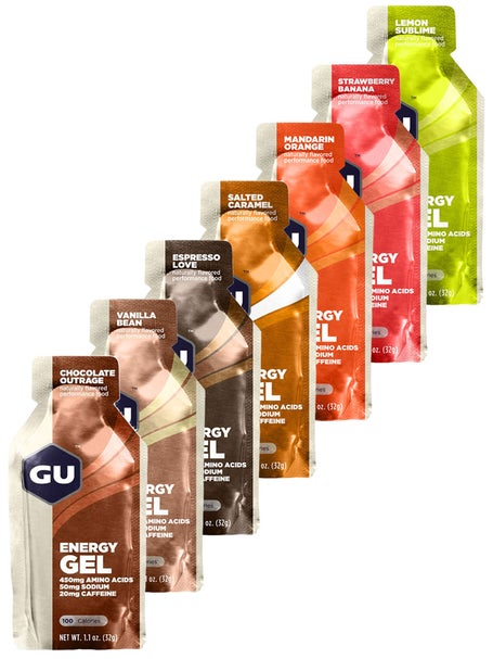 Gel Energético GU Energy, 7 Sabores - Running Warehouse Europe