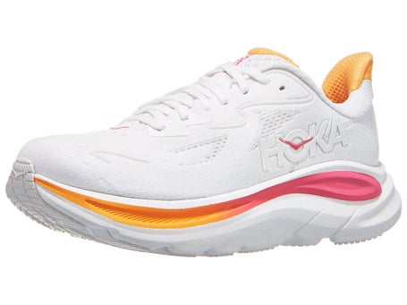 HOKA Clifton 10 Damen Laufschuhe Weiß Electric