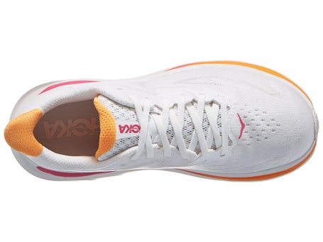 HOKA Clifton 10 Damen Laufschuhe Weiß Electric