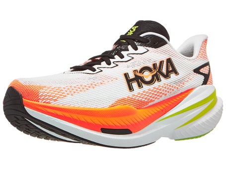 HOKA Mach X 3 Herren Laufschuh White Tangerine