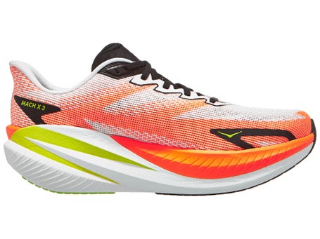 HOKA Mach X 3 Herren Laufschuh White Tangerine