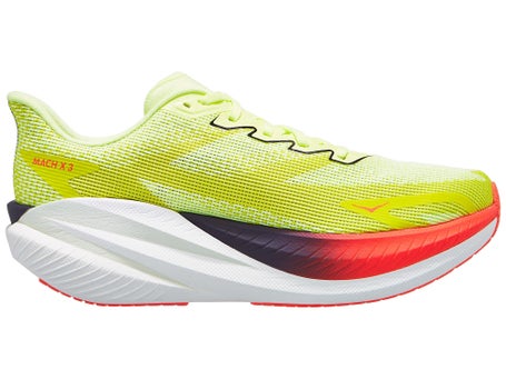 HOKA Mach X 3\Mens Shoes\Neon Yuzu/Squid Ink