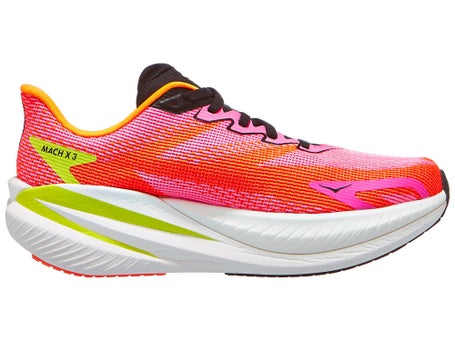 Zapatillas mujer HOKA Mach X 3 Neon Rose Neon Tangerine