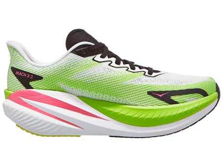 Zapatillas mujer HOKA Mach X 3 White Neon Lime