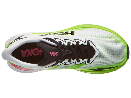 Zapatillas mujer HOKA Mach X 3 White Neon Lime