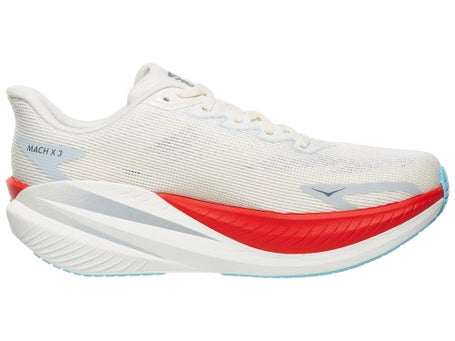 HOKA Mach X 3\Mens Shoes\White/Alabaster