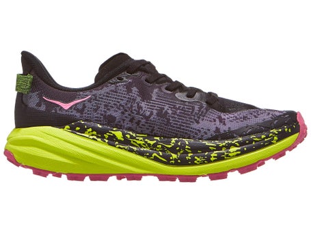 Chaussures Femme HOKA Speedgoat 6 Black Neon Hoka Citrus