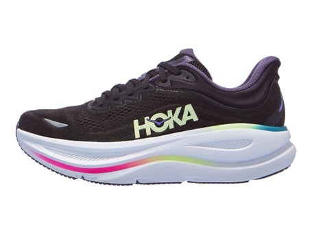 HOKA Bondi 9 Herren Laufschuh Schwarz Neon Yuzu