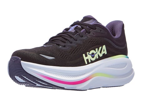HOKA Bondi 9 Herren Laufschuh Schwarz Neon Yuzu