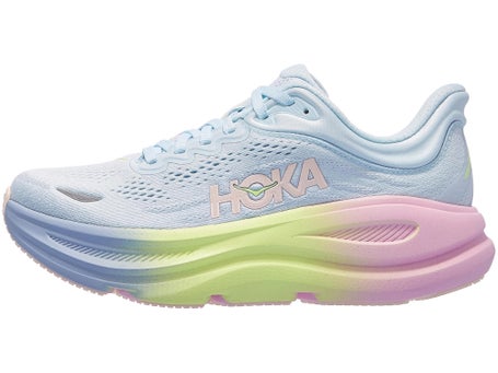 HOKA Bondi 9\Womens Shoes\Glimmering Blue/Overcast