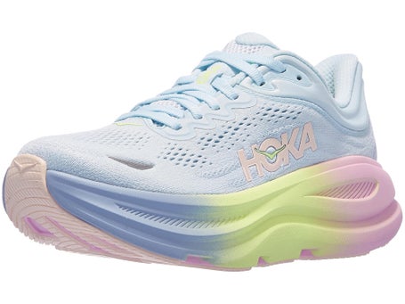 HOKA Bondi 9\Womens Shoes\Glimmering Blue/Overcast