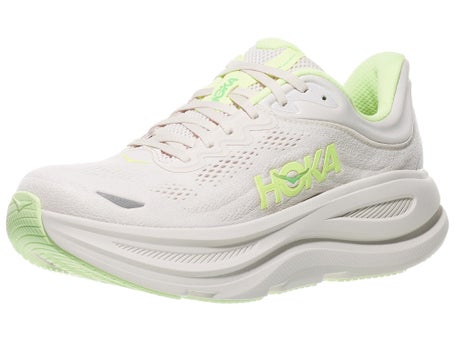 HOKA Bondi 9\Mens Shoes\Grout/Neon Yuzu