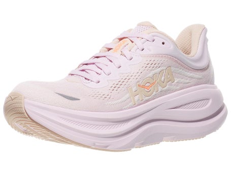 HOKA Bondi 9\Womens Shoes\Lilac Cream/ Tangerine Glow