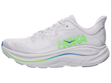 HOKA Clifton 10\Mens Shoes\Ash Grey/Neon Green