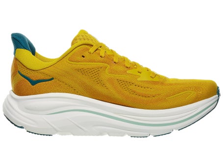 HOKA Clifton 10\Mens Shoes\Yellow Gold/Tidal Wave