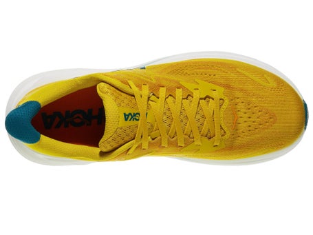 HOKA Clifton 10\Mens Shoes\Yellow Gold/Tidal Wave
