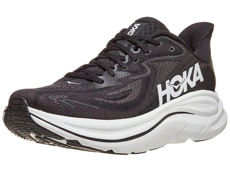 HOKA Clifton 10 Wide\Mens Shoes\Black/White