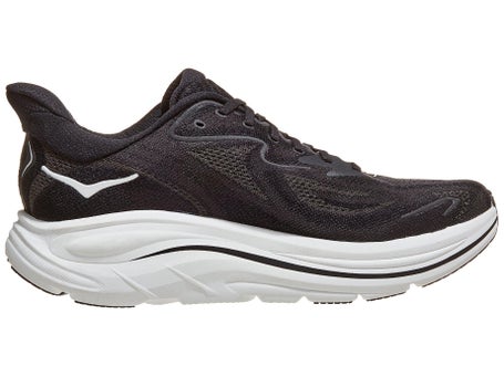 HOKA Clifton 10 Wide\Mens Shoes\Black/White