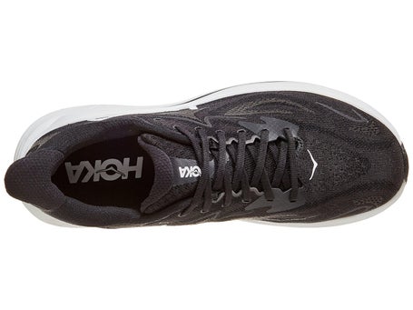 HOKA Clifton 10 Wide\Mens Shoes\Black/White
