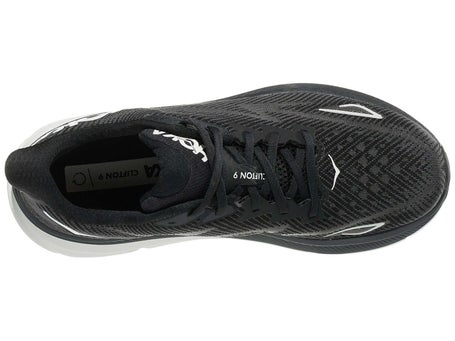 HOKA Clifton 9 Herren Laufschuh Schwarz Weiß