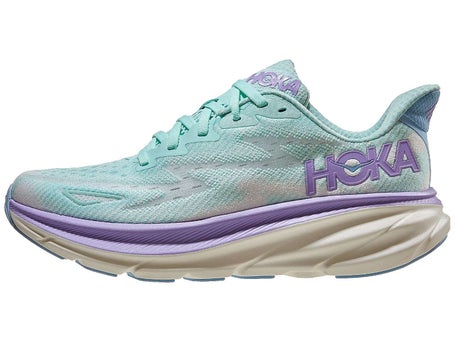 HOKA Clifton 9 Women's Shoes Sunlit Ocean/Lilac Mist - Running ...