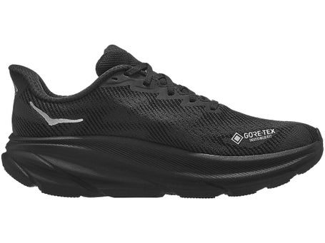 HOKA Clifton 9 GORE TEX Herren Laufschuhe Schwarz Schwarz