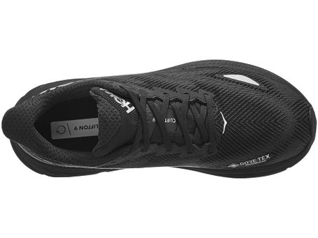 HOKA Clifton 9 GORE TEX Herren Laufschuhe Schwarz Schwarz